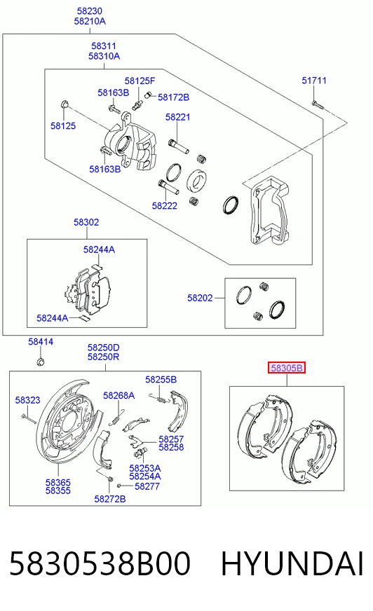 5830538B00 Hyundai/Kia