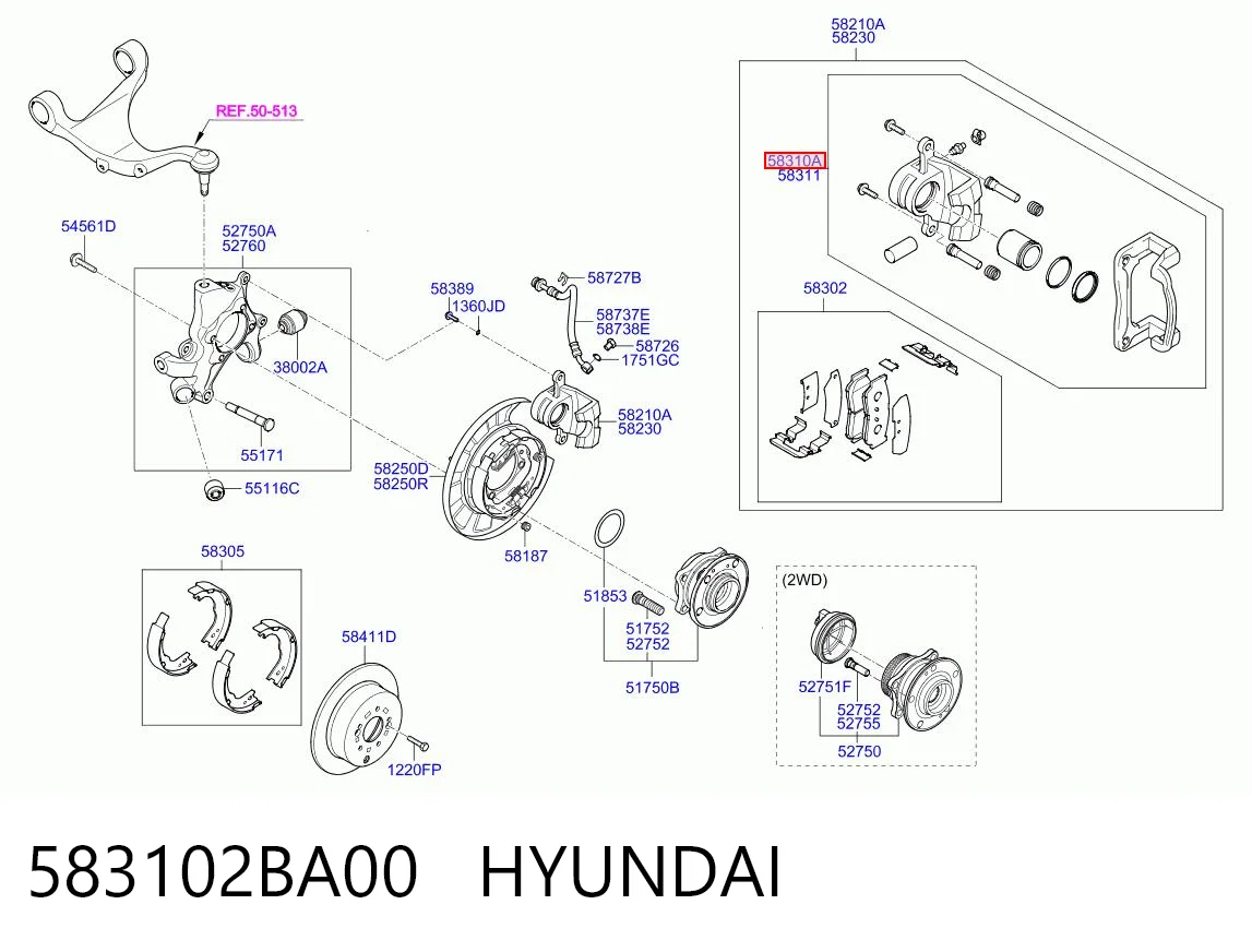 583102BA00 Hyundai/Kia