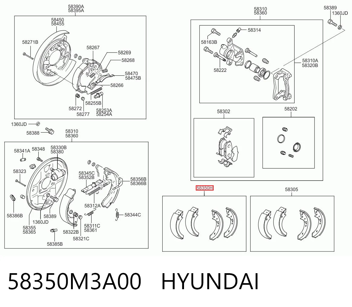 58350M3A00 Hyundai/Kia