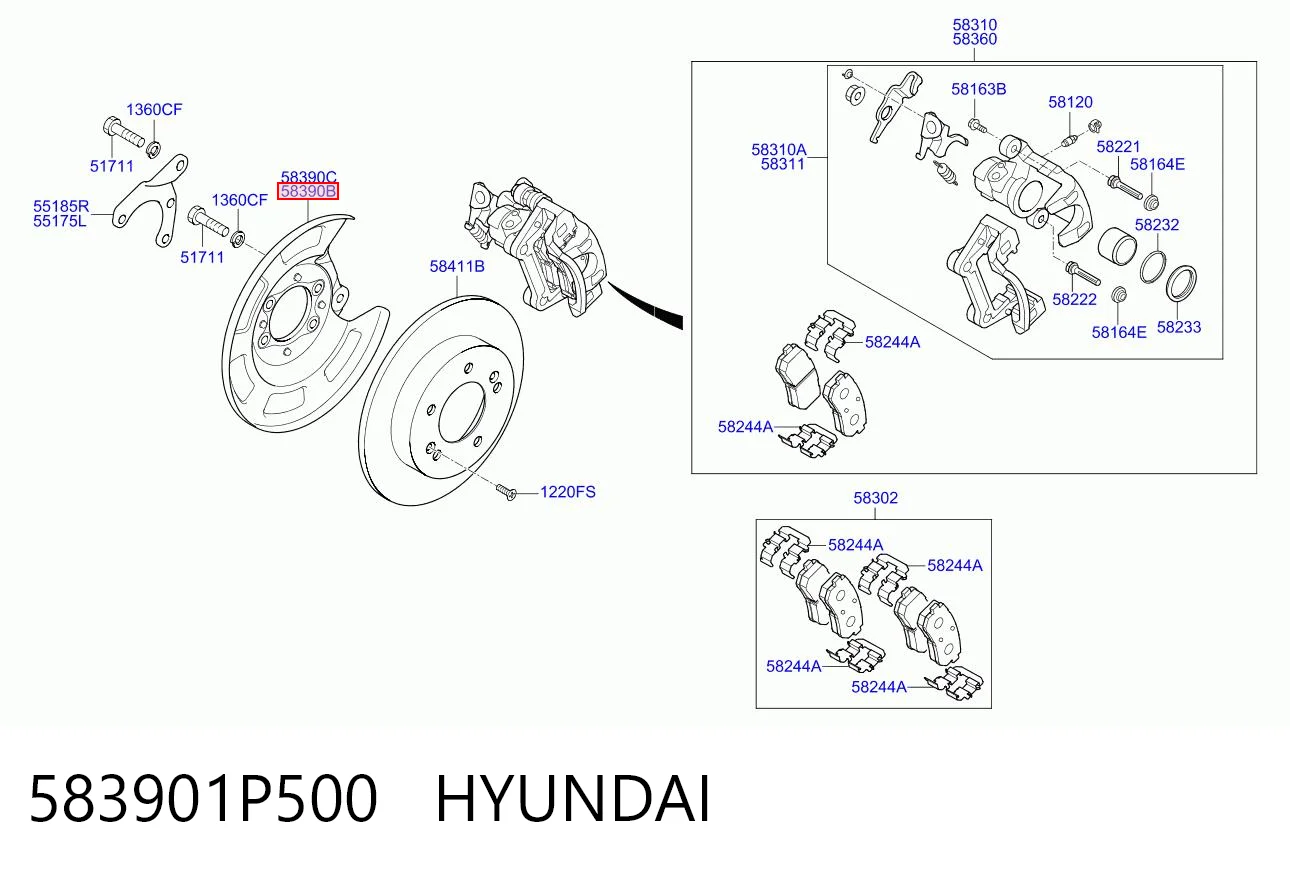 583901P500 Hyundai/Kia