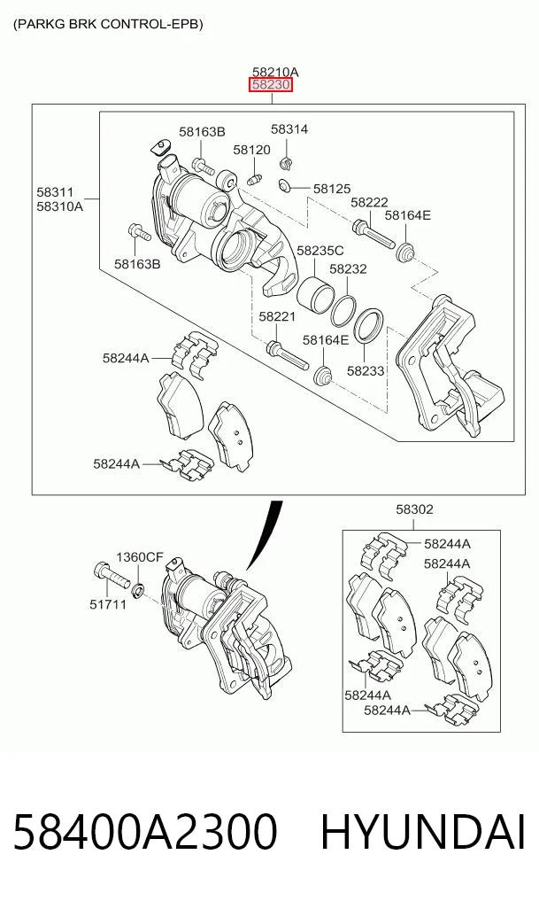 58400A2300 Hyundai/Kia