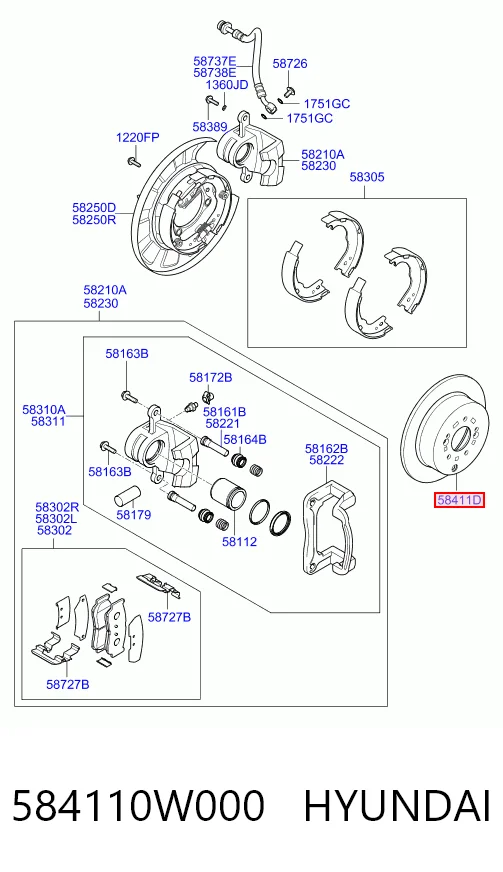 584110W000 Hyundai/Kia
