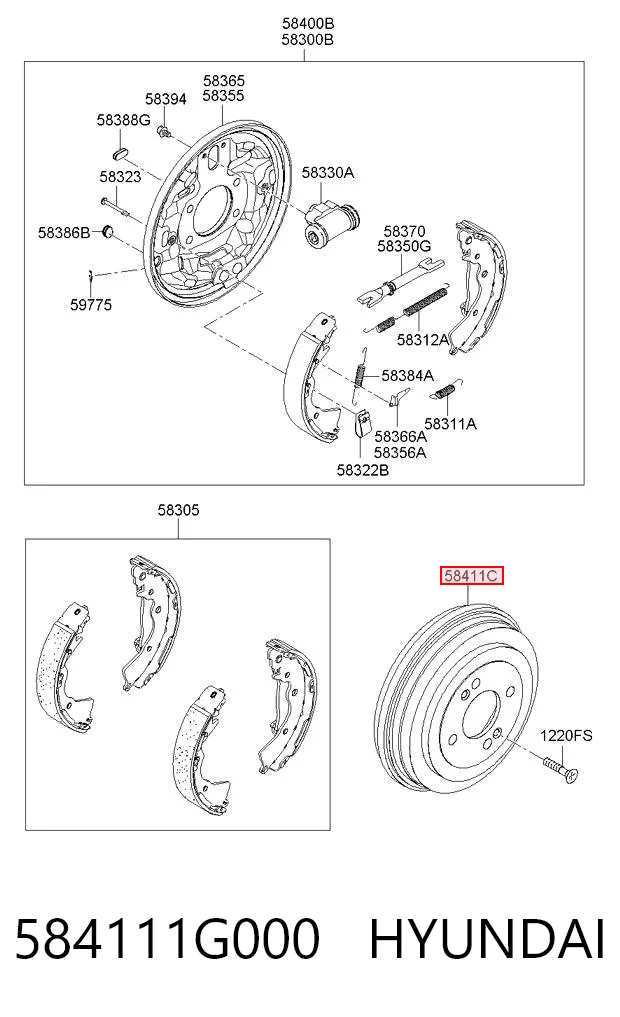 584111G000 Hyundai/Kia