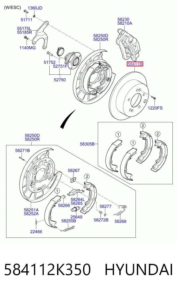 584112K350 Hyundai/Kia