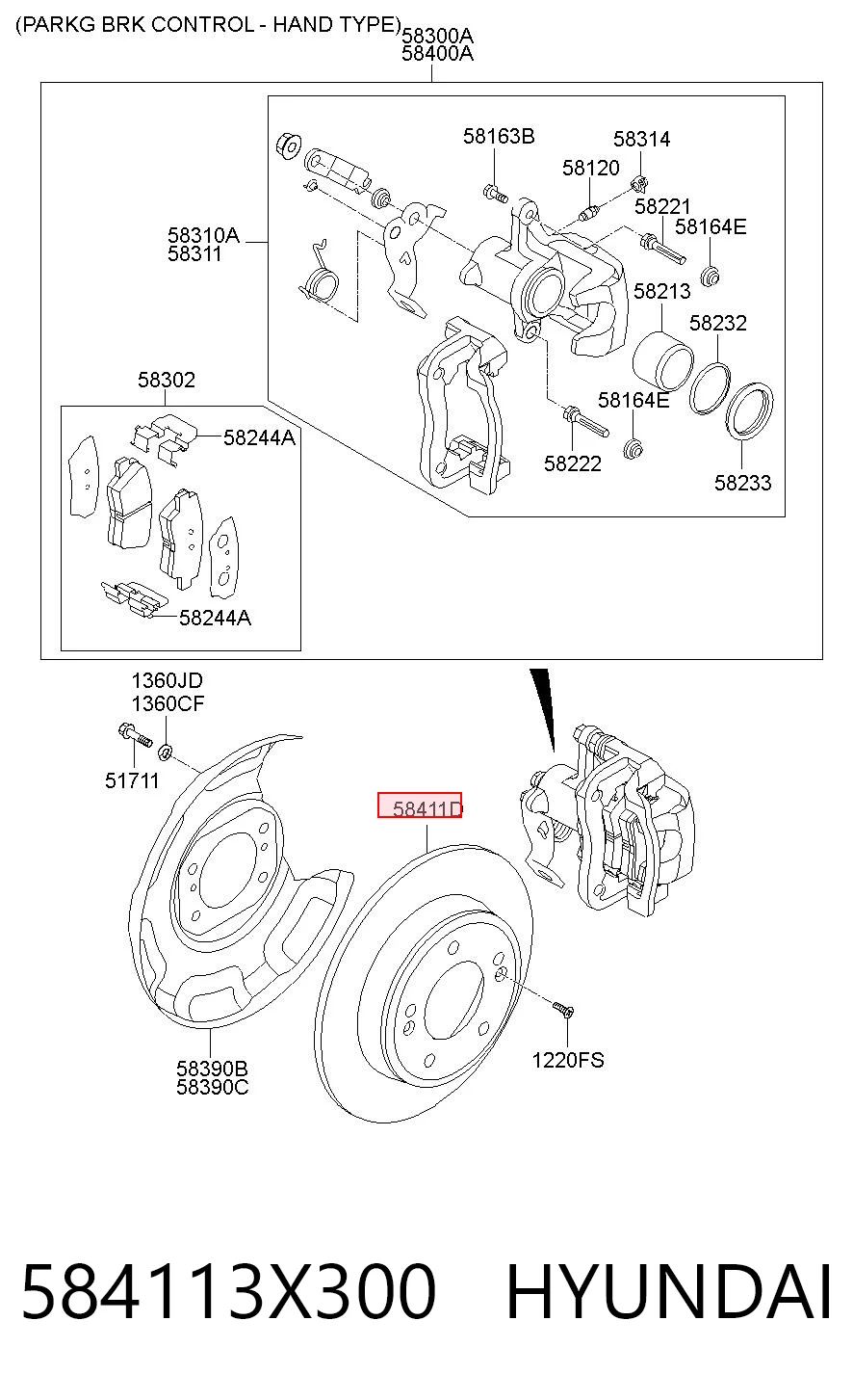 584113X300 Hyundai/Kia