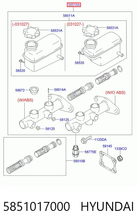 5851017000 Hyundai/Kia
