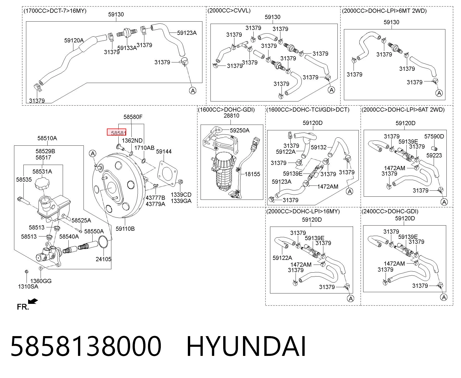 5858138000 Hyundai/Kia 
