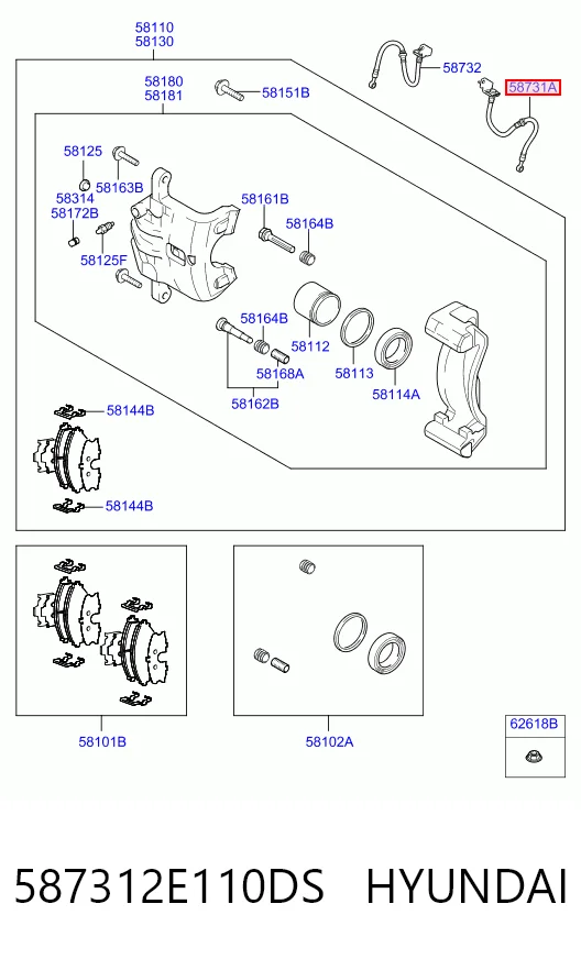 587312E110DS Hyundai/Kia