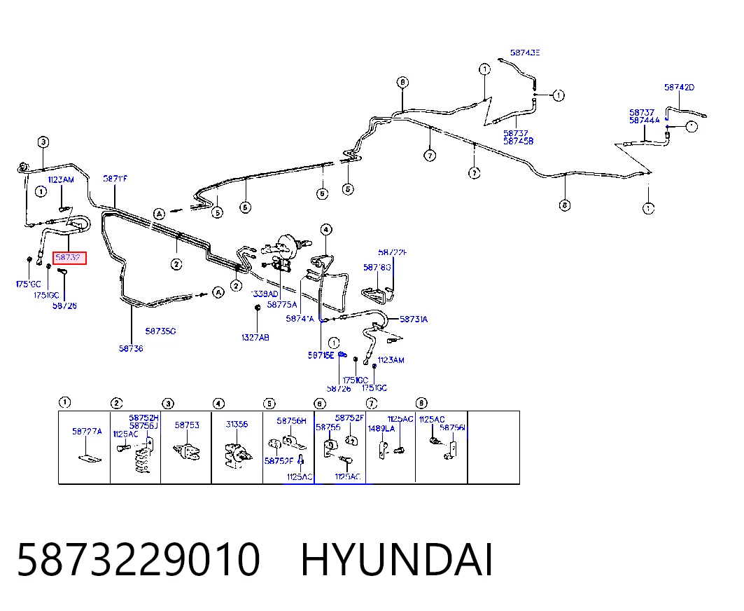5873229010 Hyundai/Kia
