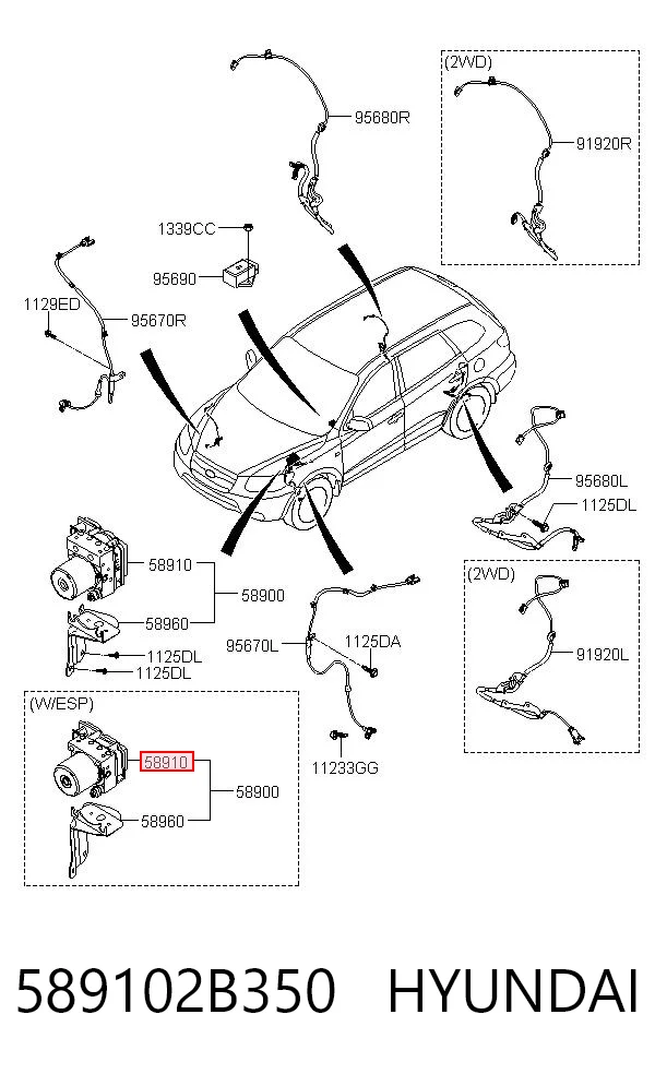 589102B350 Hyundai/Kia
