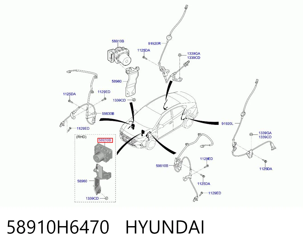 Unidade hidráulico de controlo ABS Hyundai Accent  HC ao melhor preço