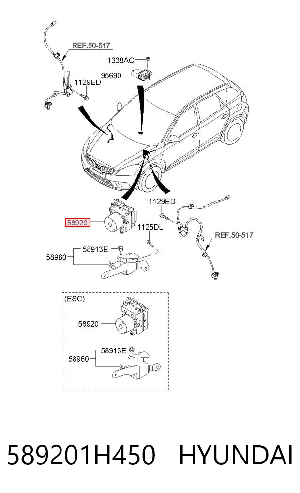 589201H450 Hyundai/Kia