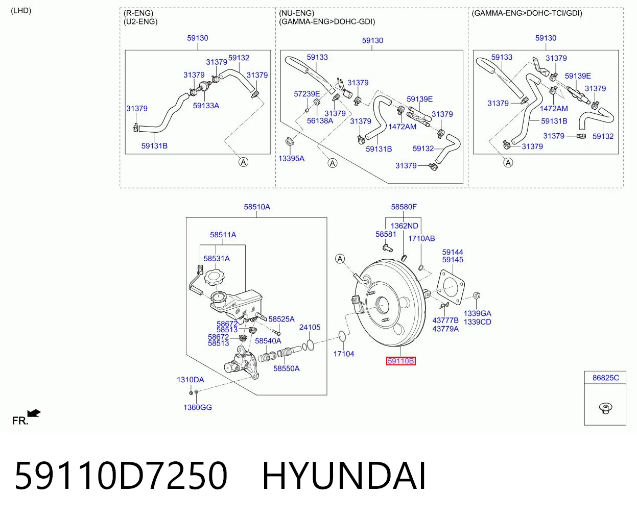 59110D7250 Hyundai/Kia
