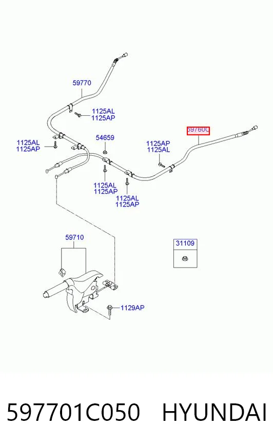 597701C050 Hyundai/Kia