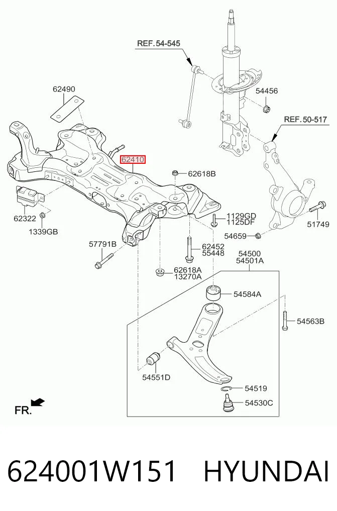 624001W151 Hyundai/Kia