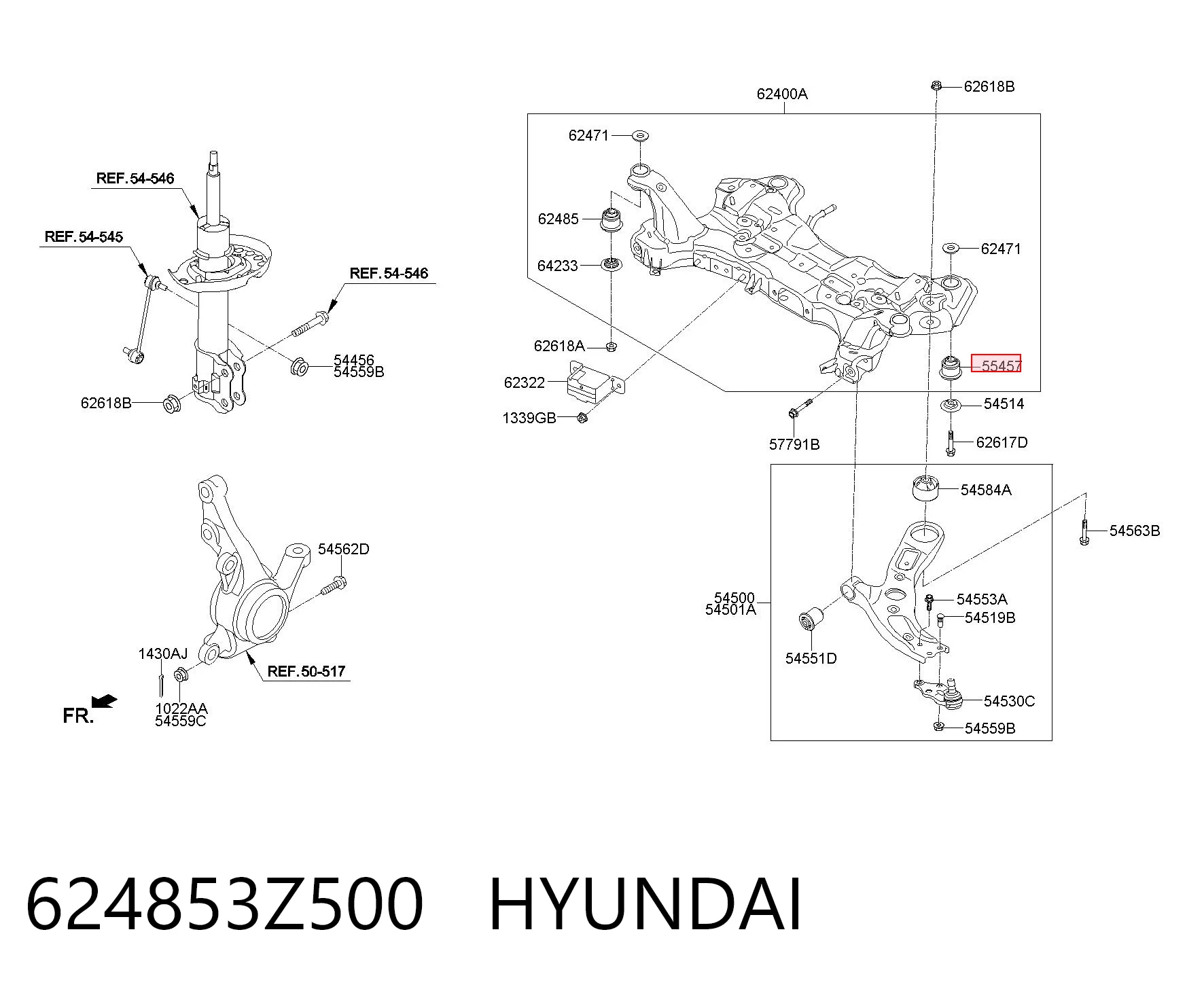 624853Z500 Hyundai/Kia