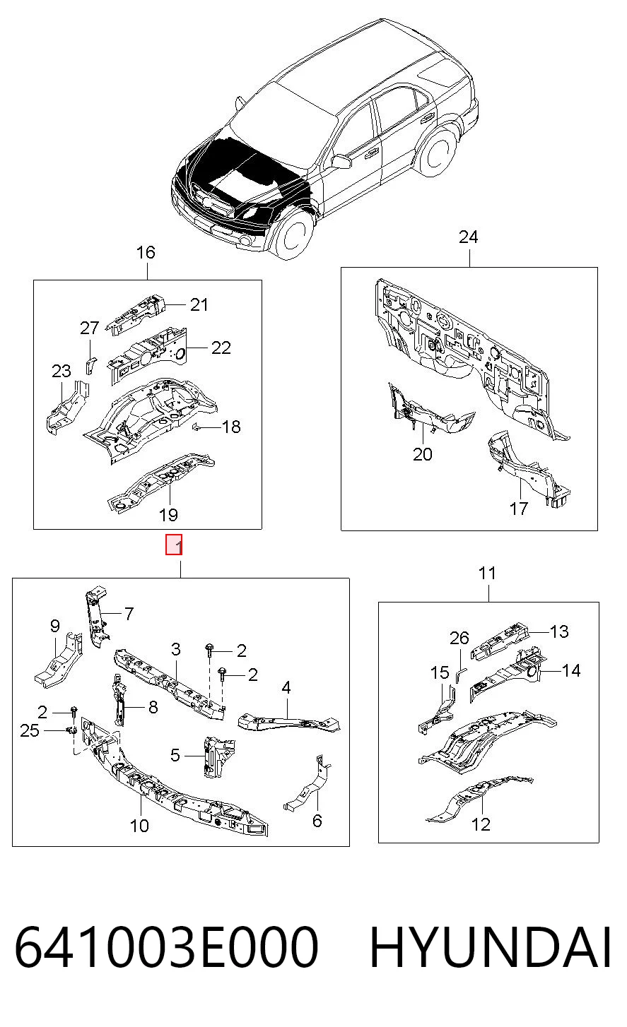 641003E000 Hyundai/Kia