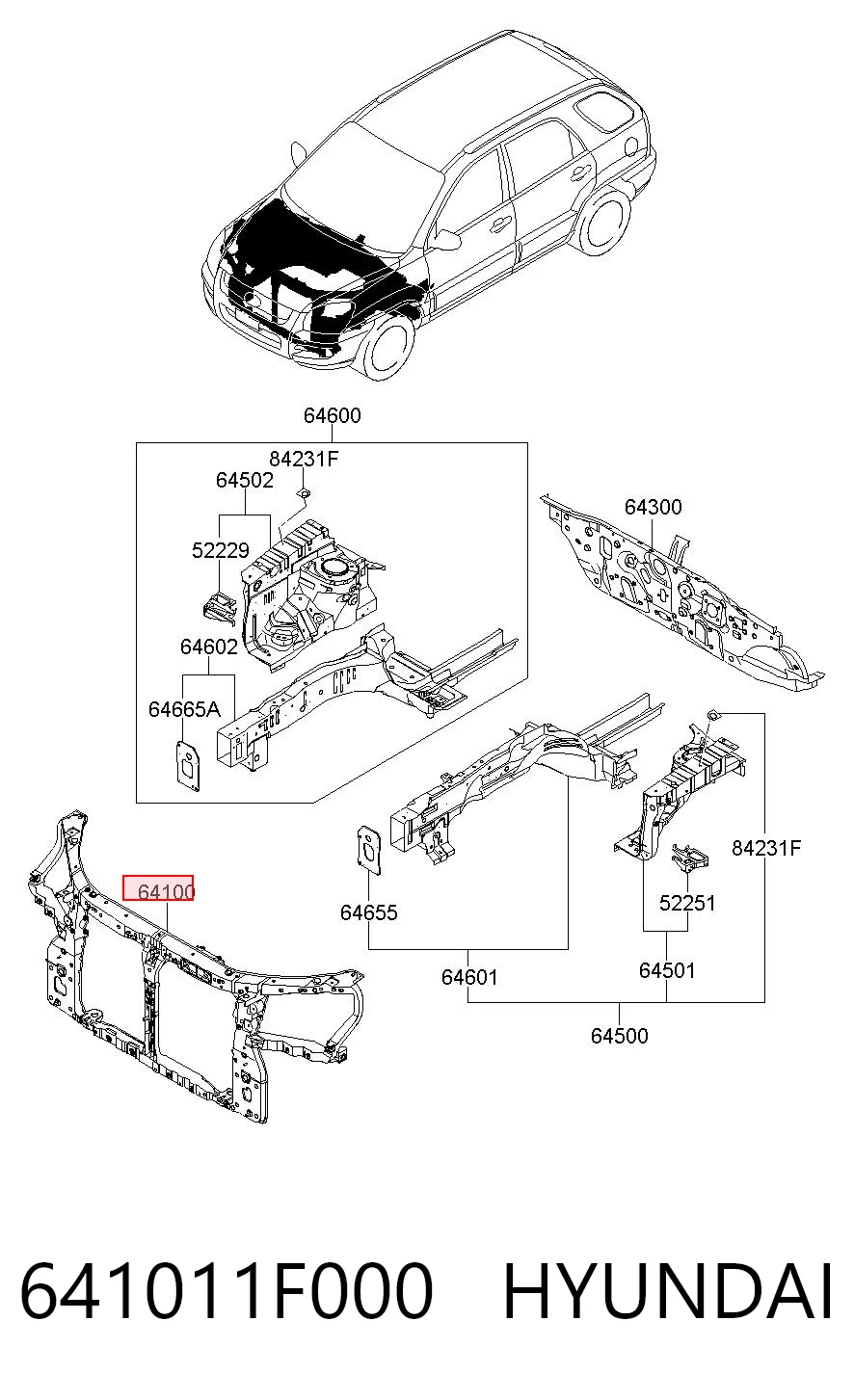 641011F000 Hyundai/Kia