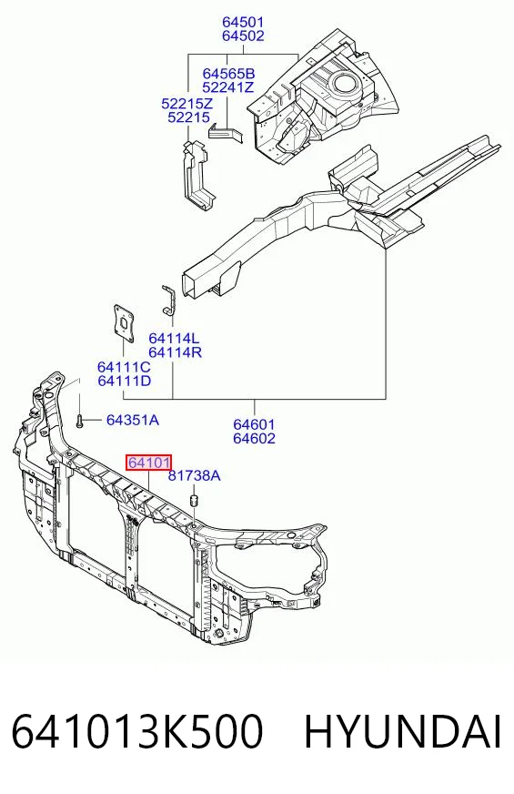641013K500 Hyundai/Kia