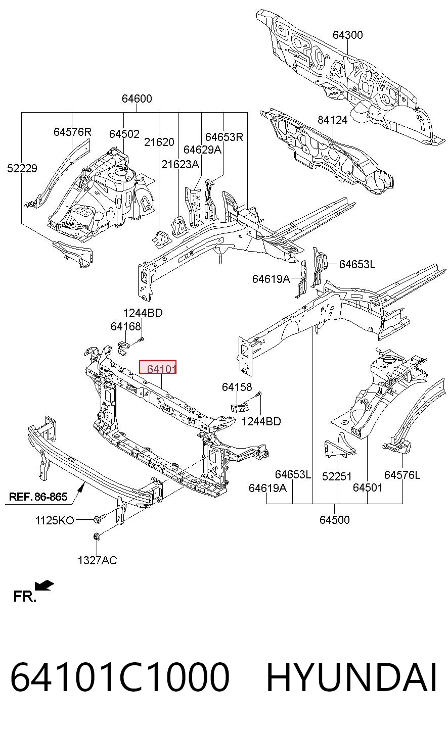 64101C1000 Hyundai/Kia