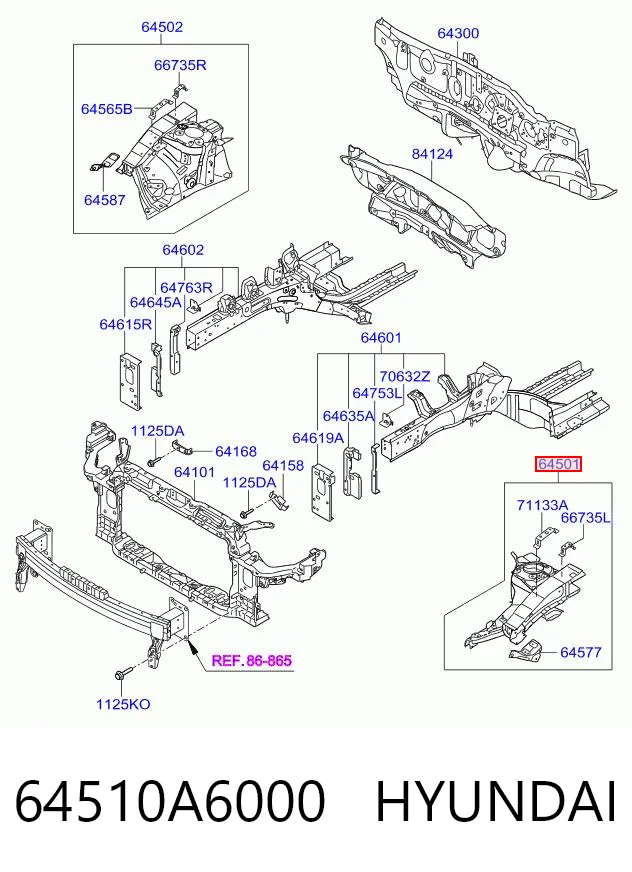 64510A6000 Hyundai/Kia