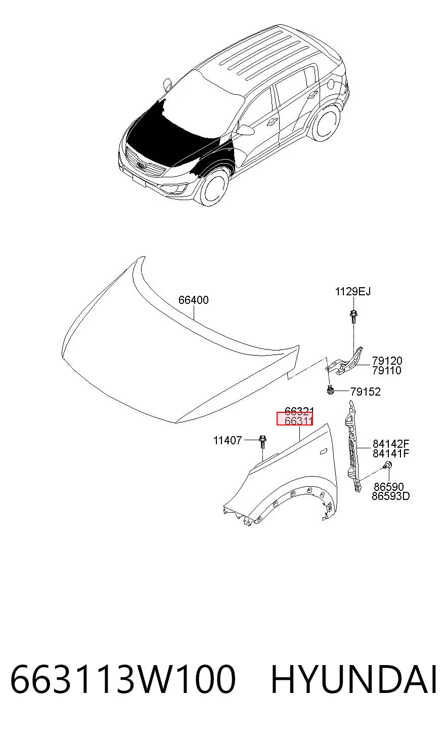 663113W100 Hyundai/Kia