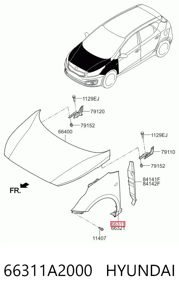66311A2000 Hyundai/Kia