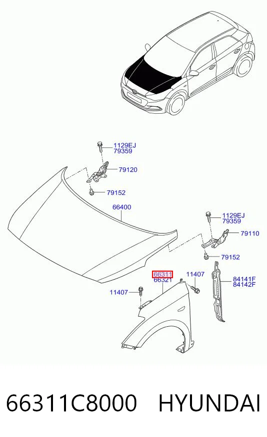 66311C8000 Hyundai/Kia