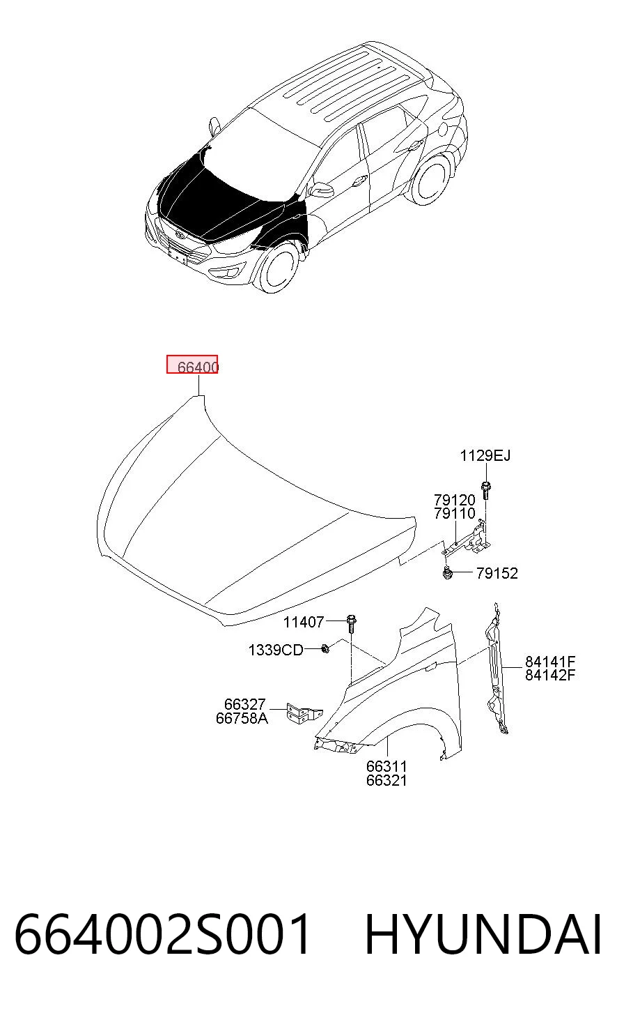 664002S001 Hyundai/Kia
