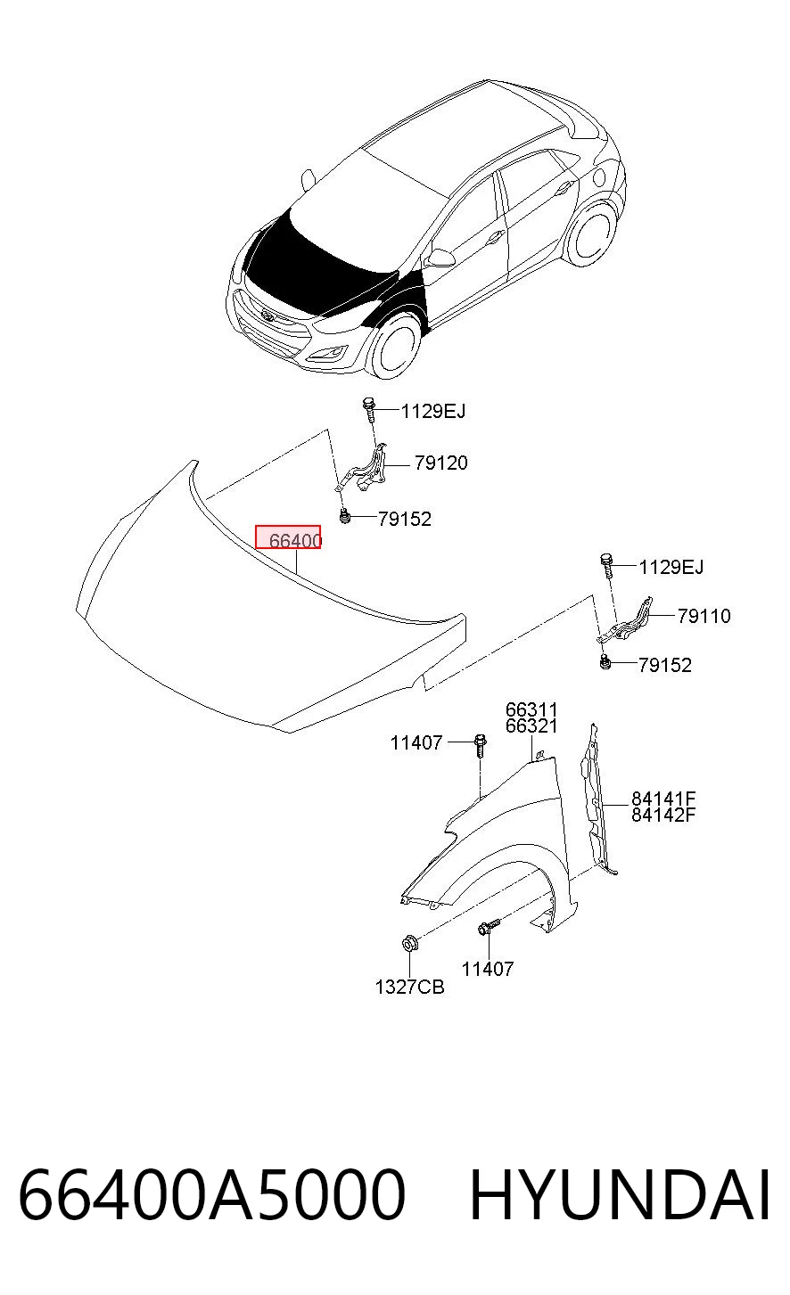 66400A5000 Hyundai/Kia