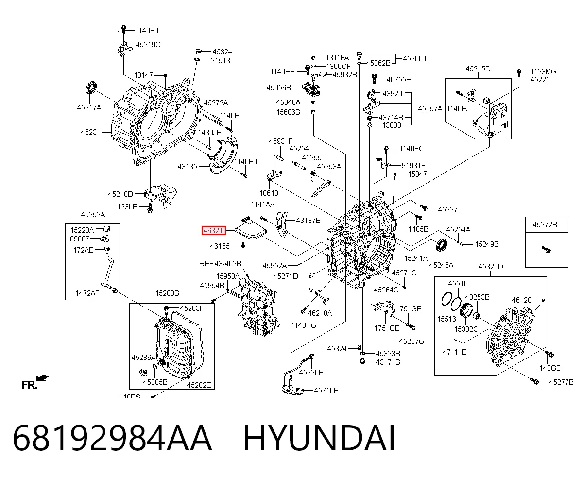 Filtro da Caixa Automática de Mudança SsangYong Korando C 