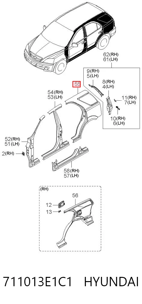 711013E1C1 Hyundai/Kia