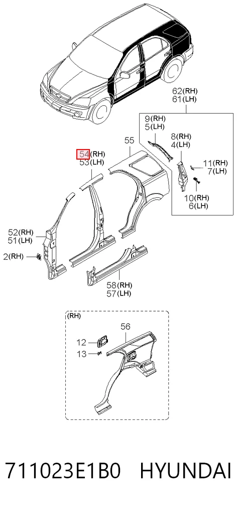 711023E1B0 Hyundai/Kia