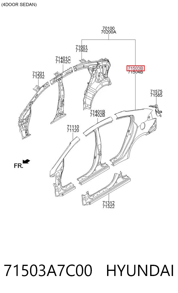 71503A7C00 Hyundai/Kia
