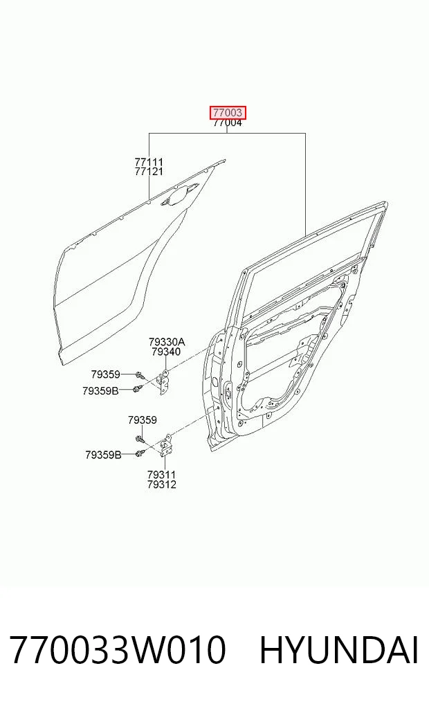 770033W010 Hyundai/Kia