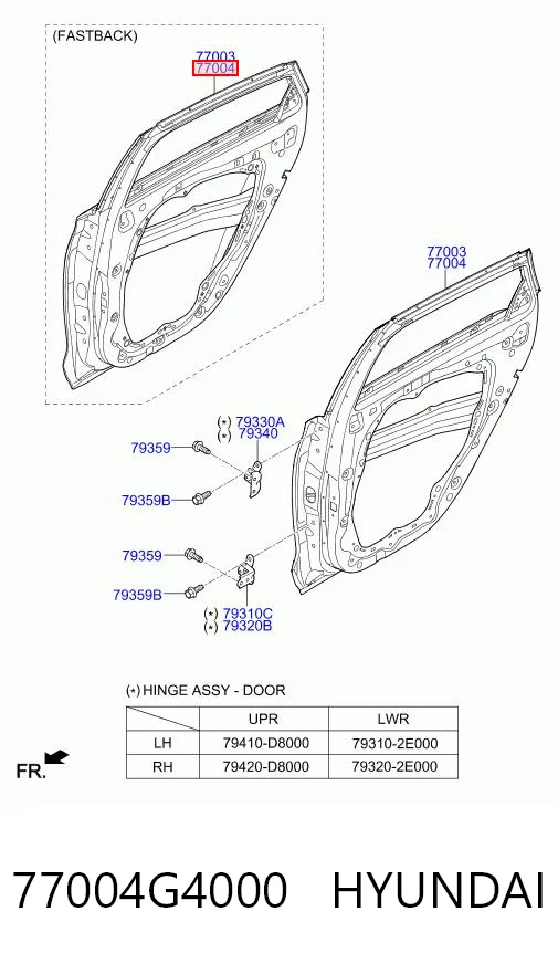 77004G4000 Hyundai/Kia