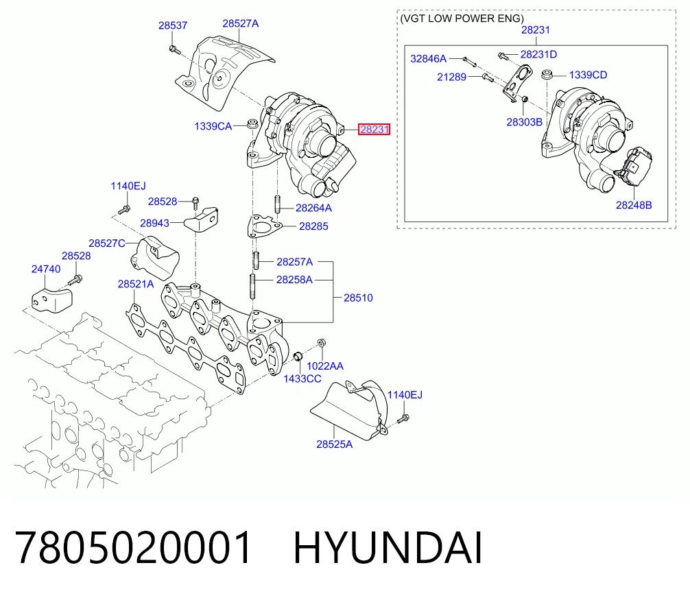  Turbina Hyundai Santa Fe III SUV (DM) (2012 - 2018) III