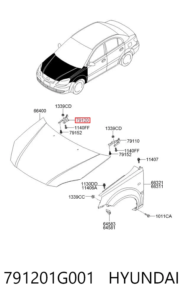 791201G001 Hyundai/Kia