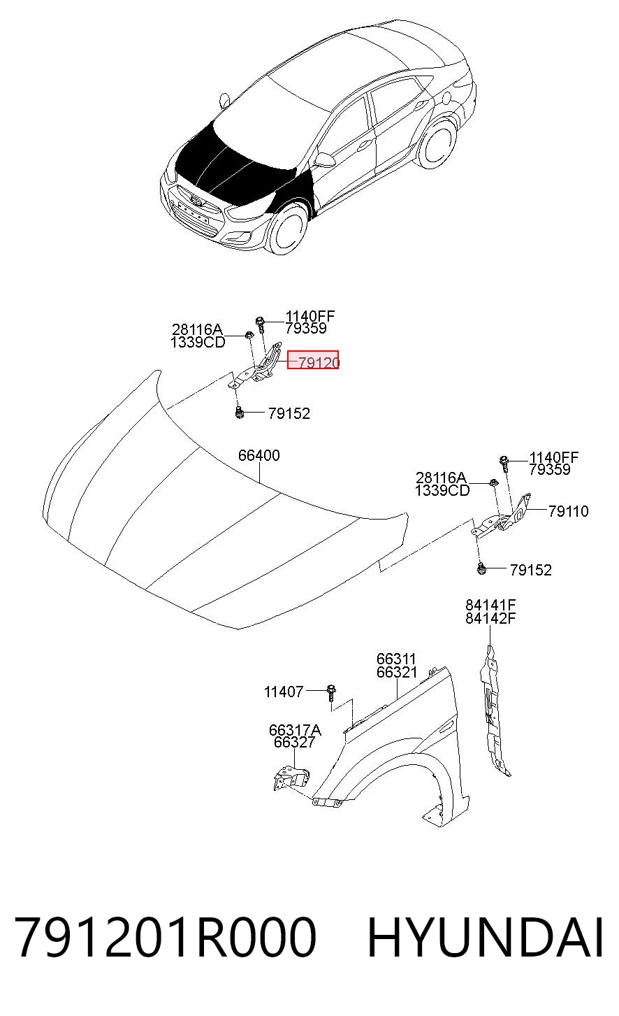 791201R000 Hyundai/Kia