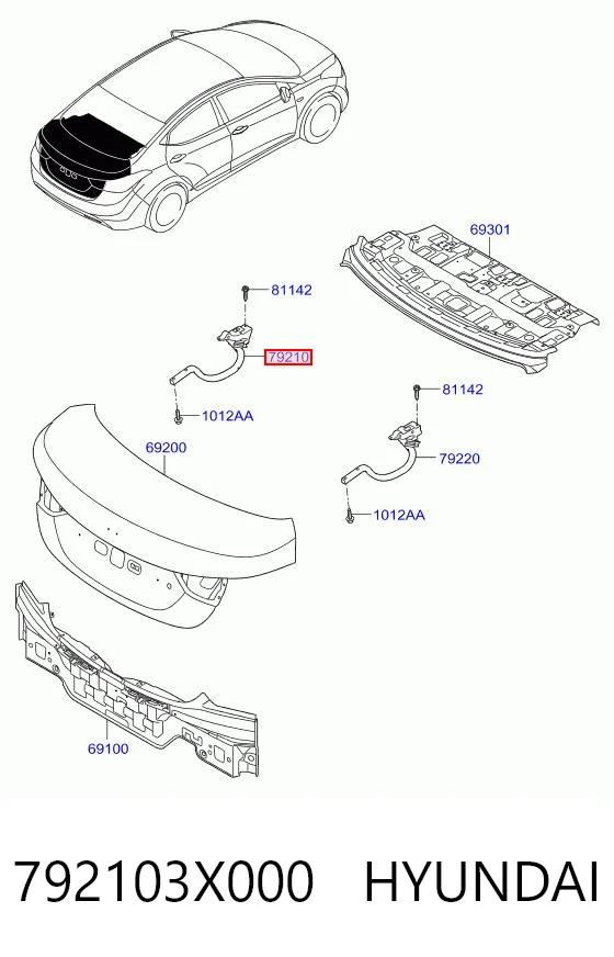 792103X000 Hyundai/Kia