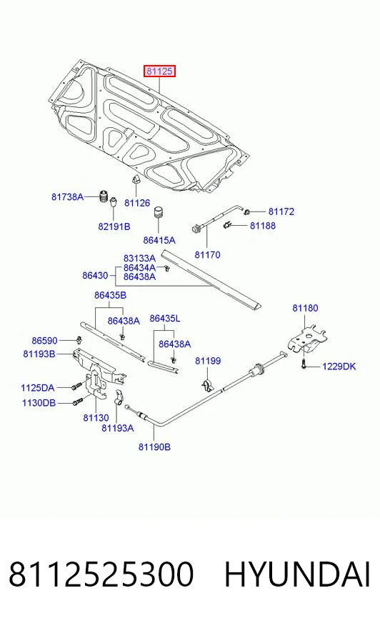 Isolamento de ruído da capota Hyundai Accent II LC ao melhor preço