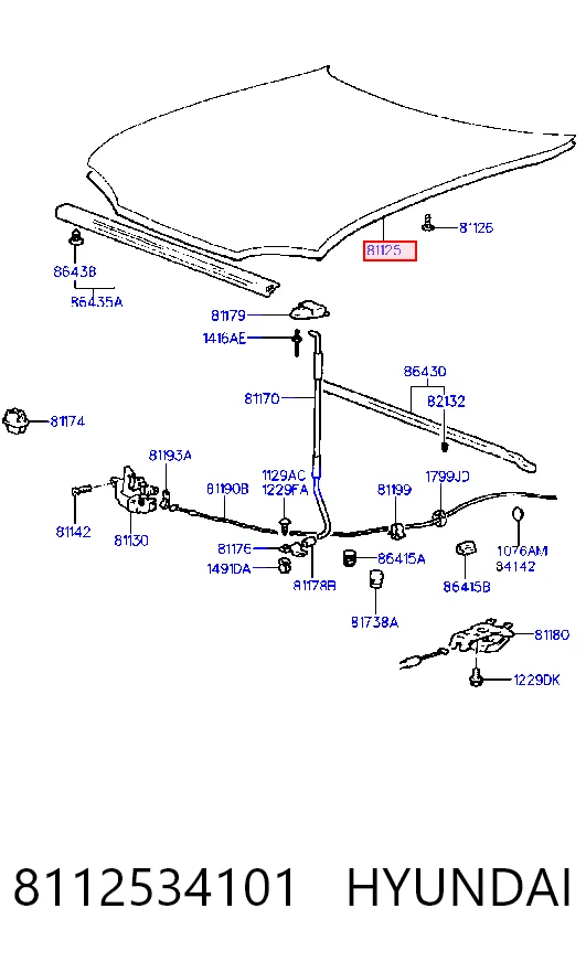 Isolamento de ruído da capota Hyundai Sonata III Y-3 ao melhor preço