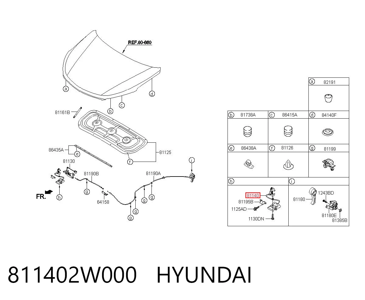 811402W000 Hyundai/Kia
