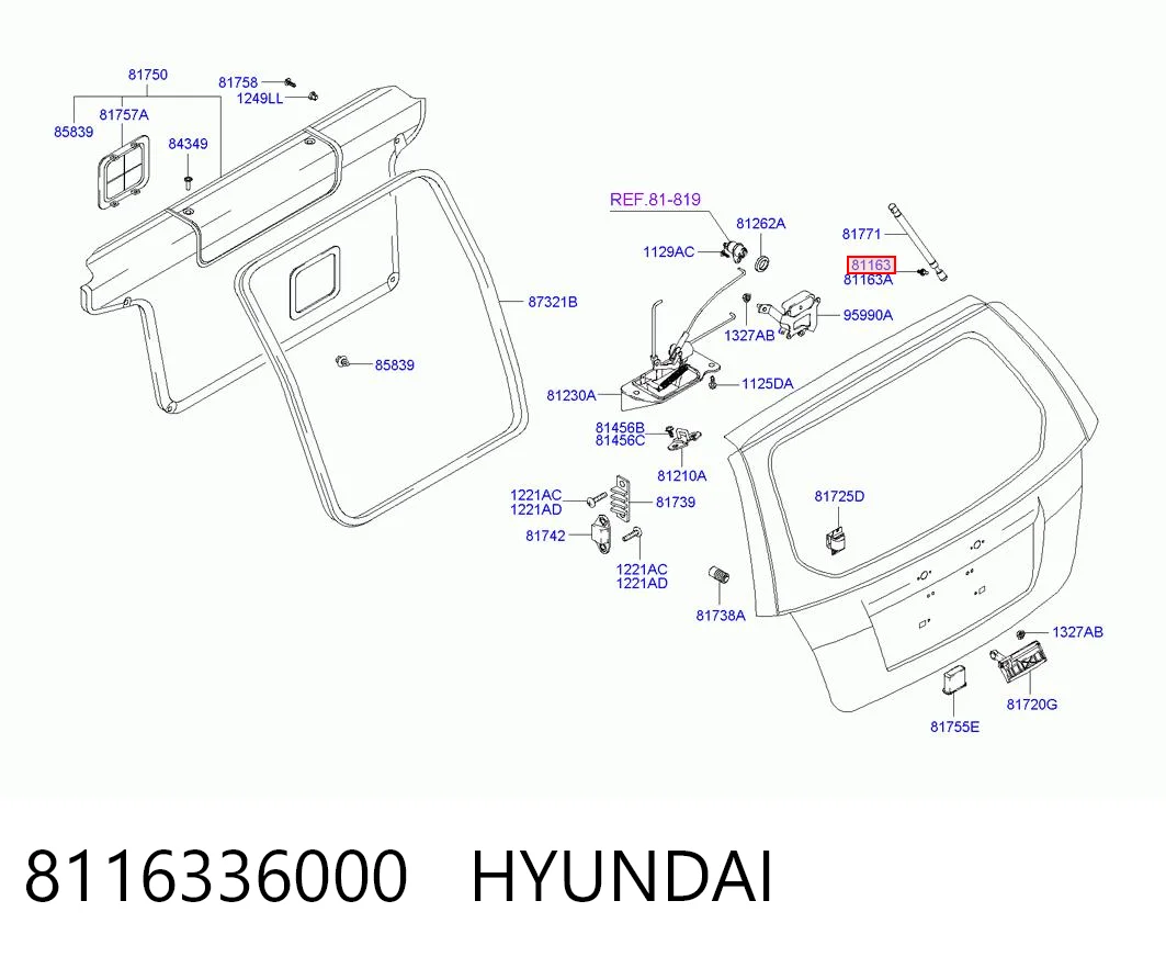 8116336000 Hyundai/Kia 