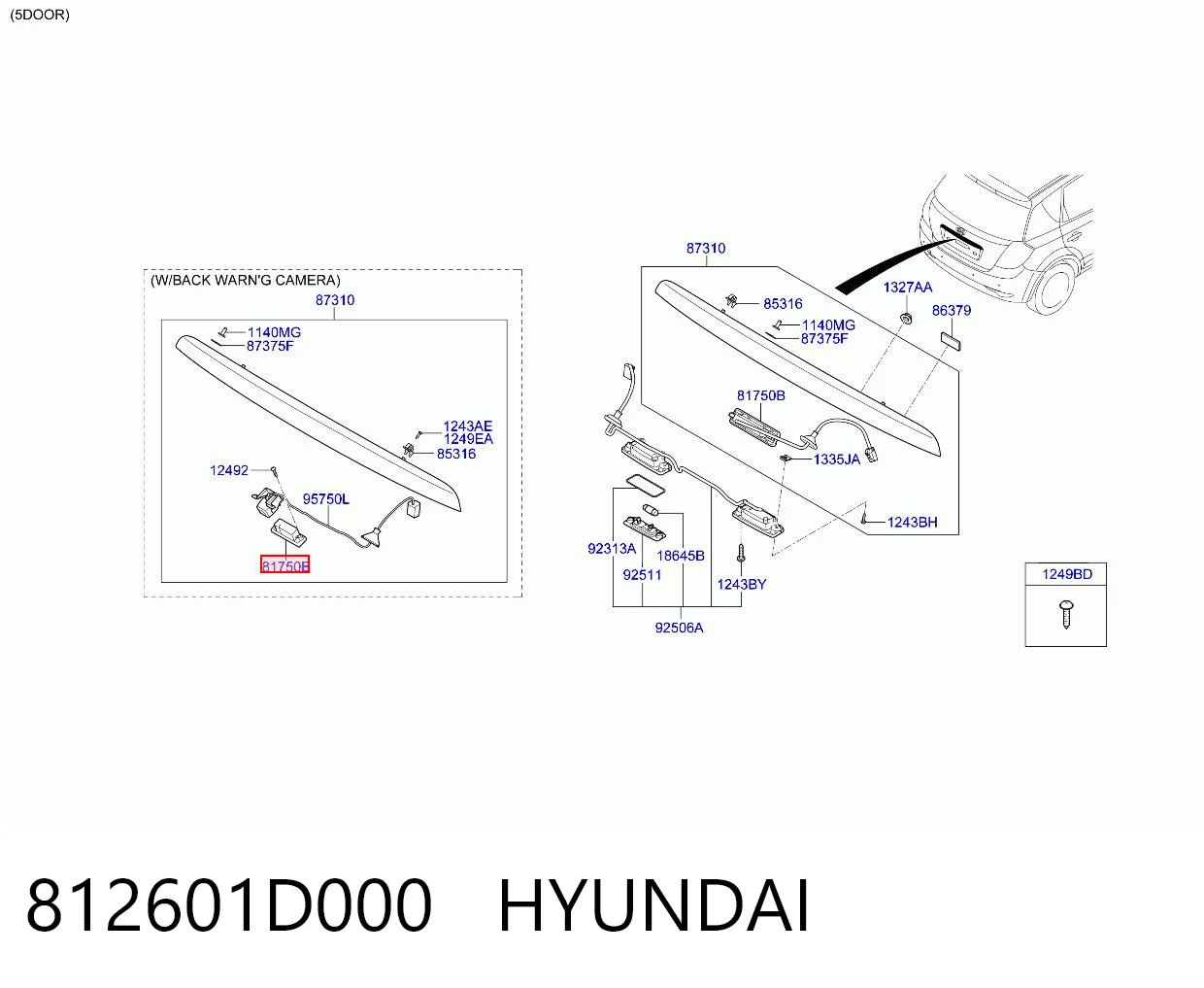 812601D000 Hyundai/Kia