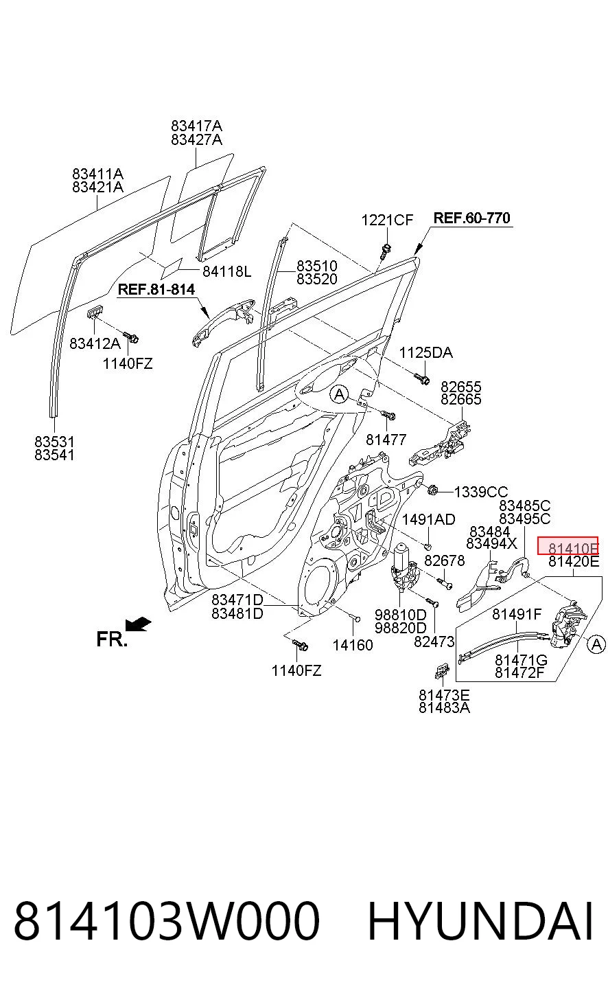 814103W000 Hyundai/Kia
