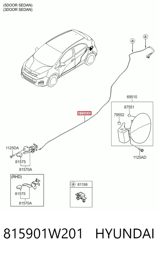 815901W201 Hyundai/Kia