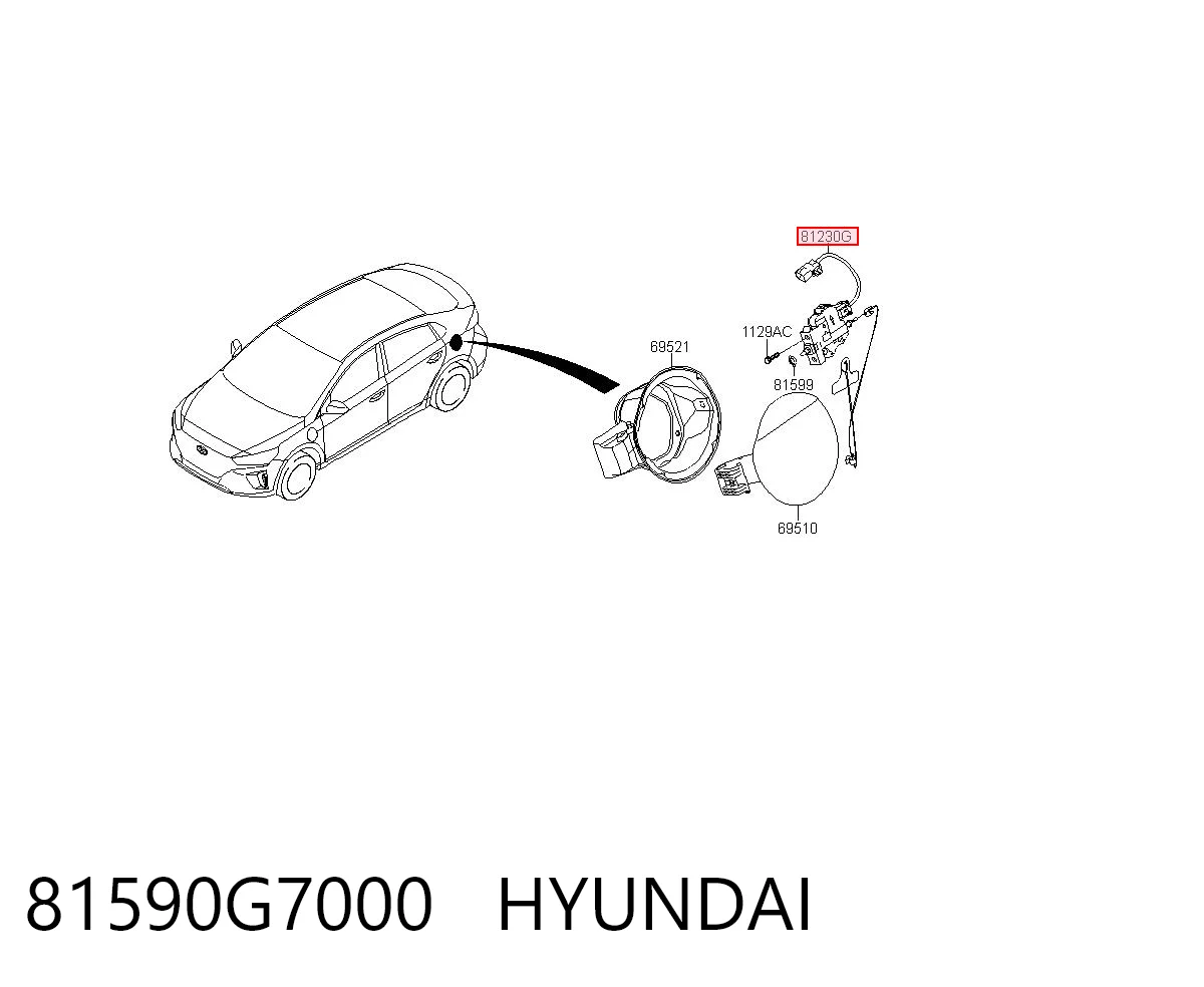 81590G7000 Hyundai/Kia