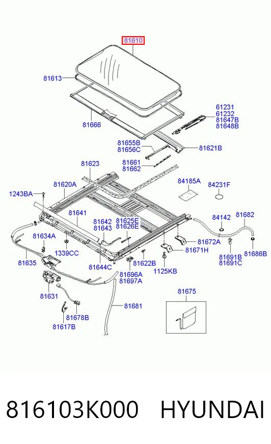 816103K000 Hyundai/Kia