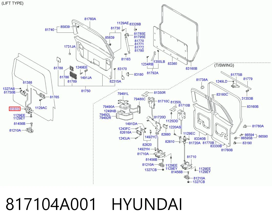 817104A001 Hyundai/Kia